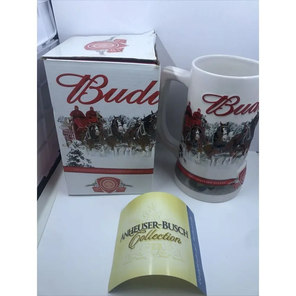 Budweiser Holiday Stein Collection 2011 